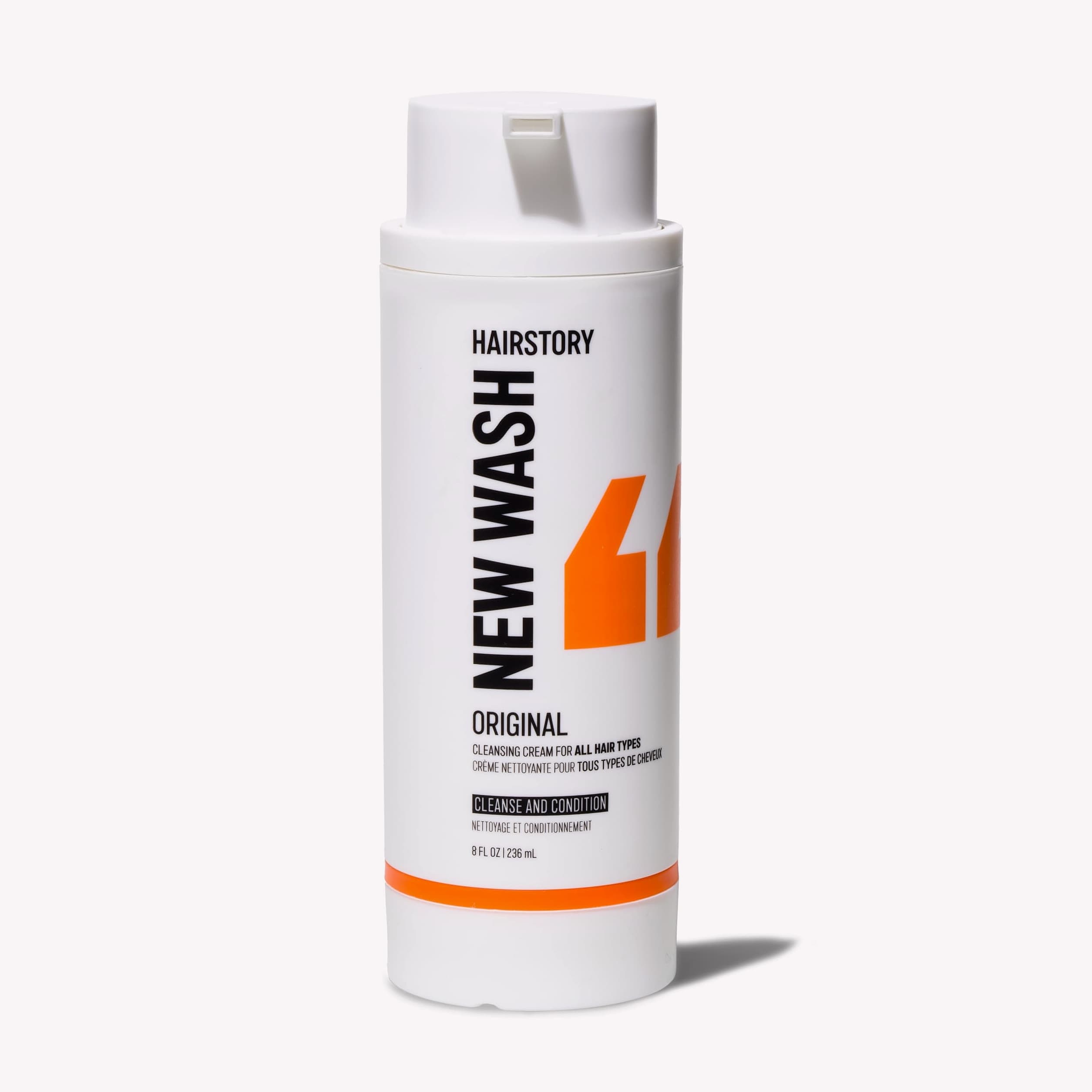 Hairstory New Wash Original Detergent-Free Cleansing Cream, 8 oz