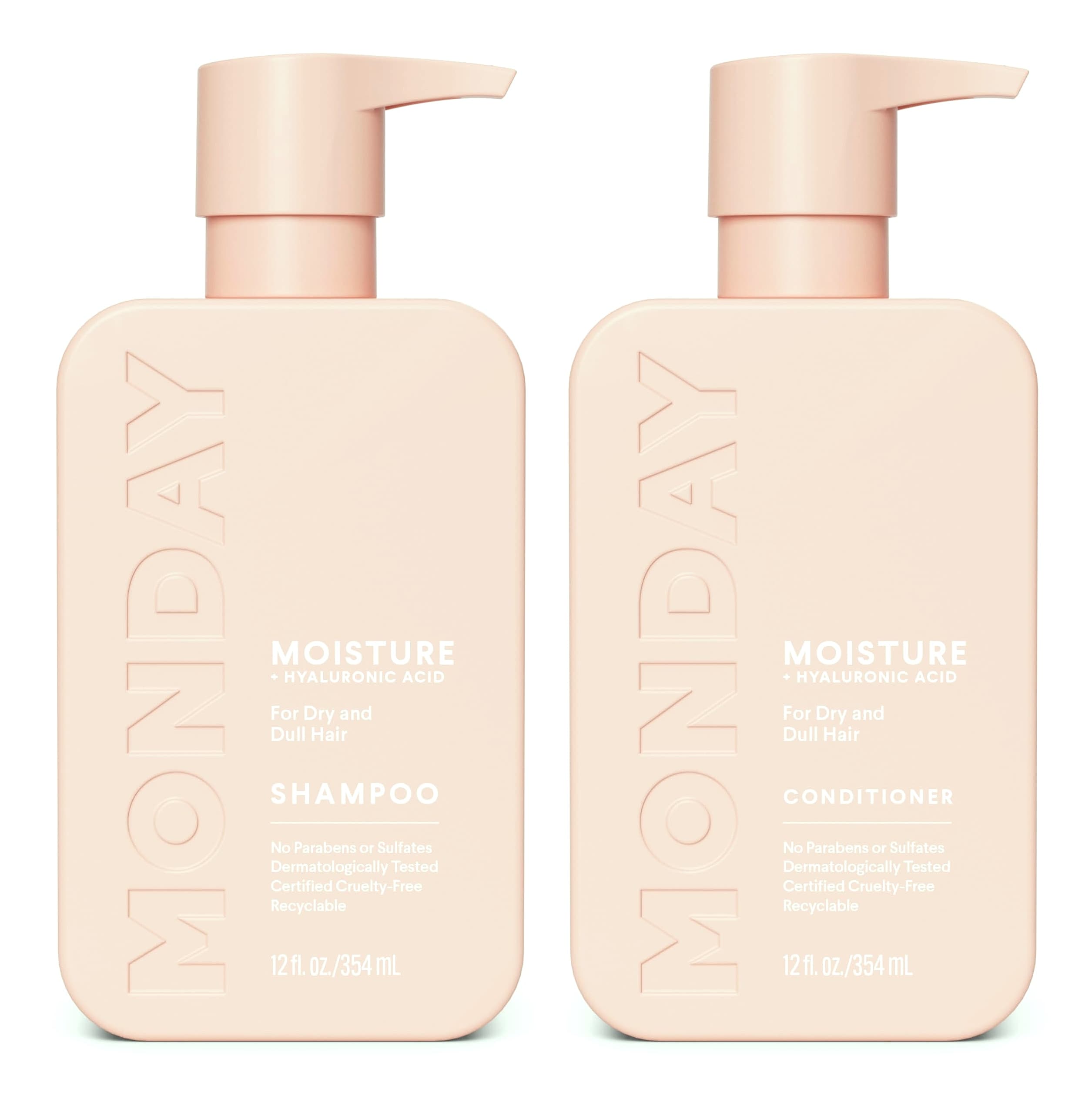 Monday Haircare Moisture Shampoo and Conditioner Set for Dry Hair
