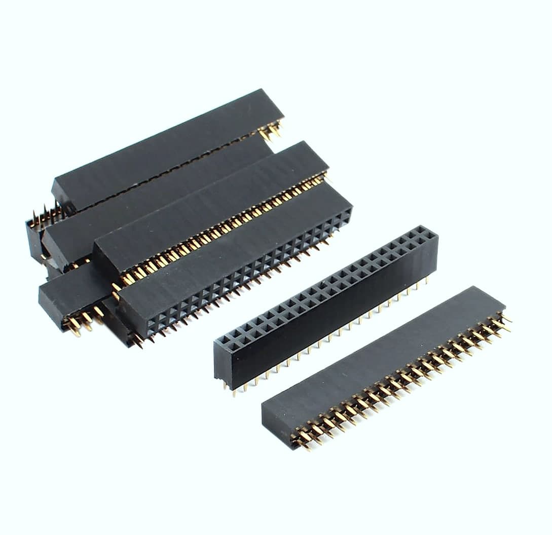 uxcell 2x20 Pin Female Header Socket Connector Strip
