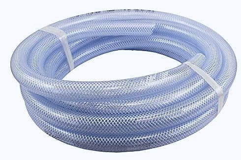 Duda Energy Food Grade PVC Braided Tubing 1-1/4 Inch 25 ft