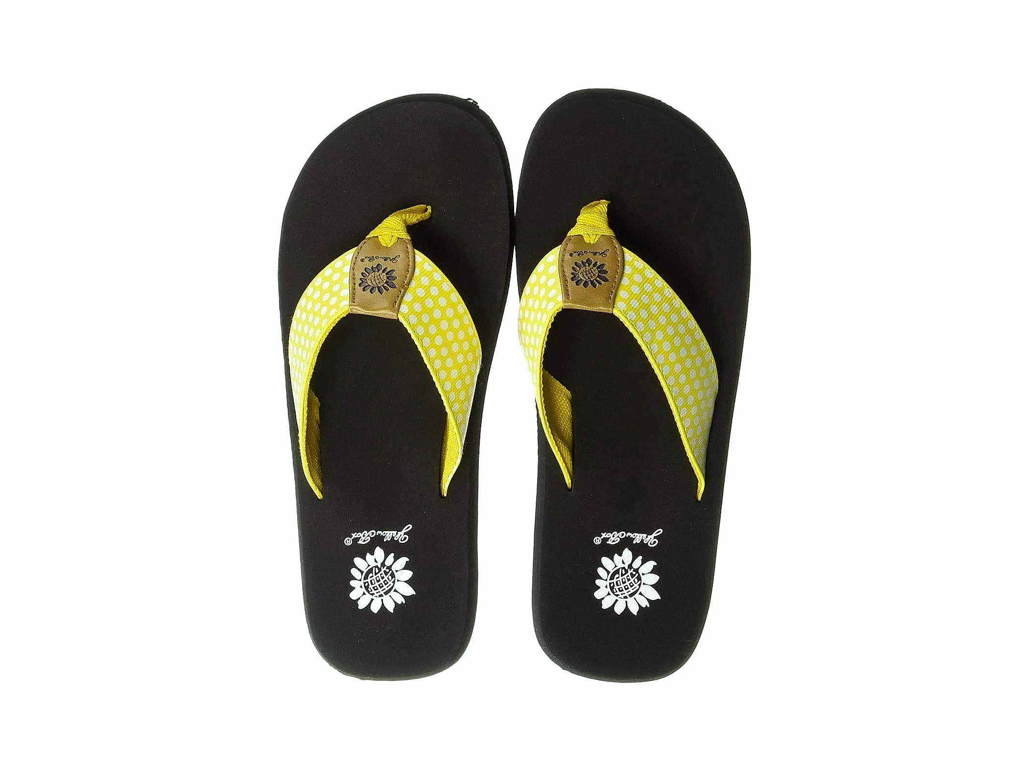 Yellow Box Fromy Girls' Sandals with Polka Dot Strap