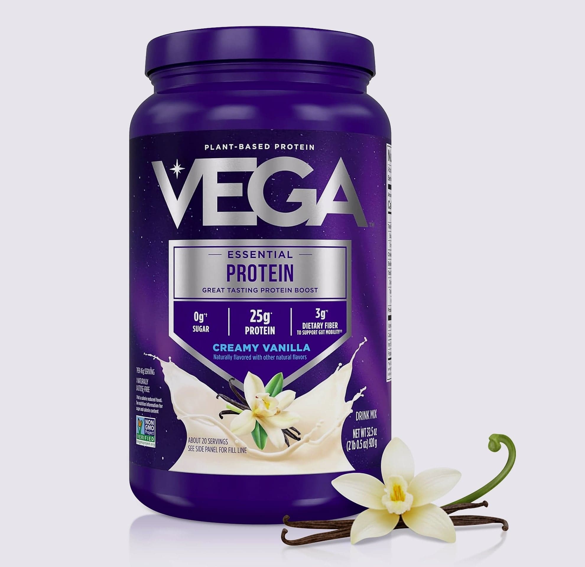 Vega Essential Protein Powder 25g Plant Based Vanilla