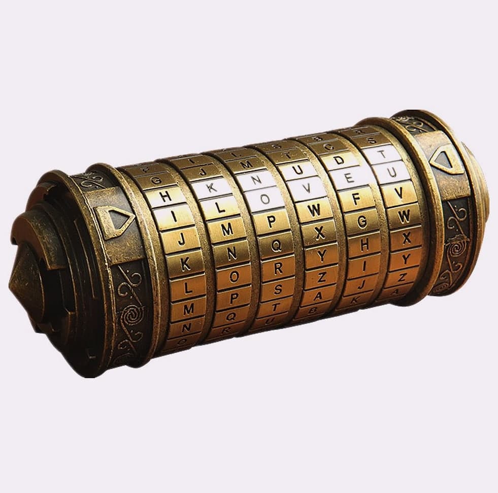MUCHENGGIFT Da Vinci Code Mini Cryptex Puzzle Box