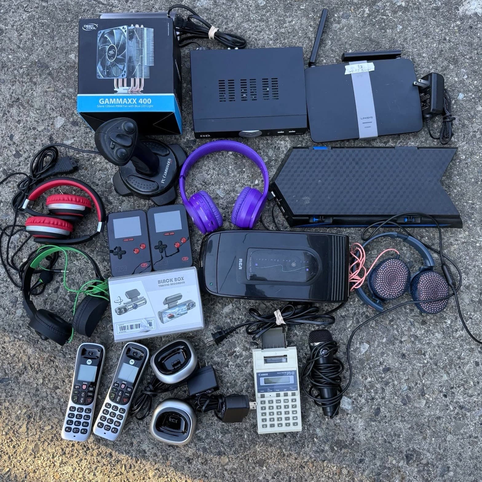 Mixed Lot Junk Drawer Electronics Gadgets As-Is Used Untested Parts Repair