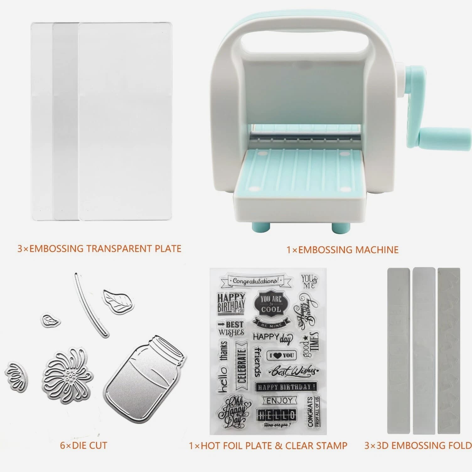 Compact Die Cut and Embossing Machine for Scrapbooking DIY Paper Craft