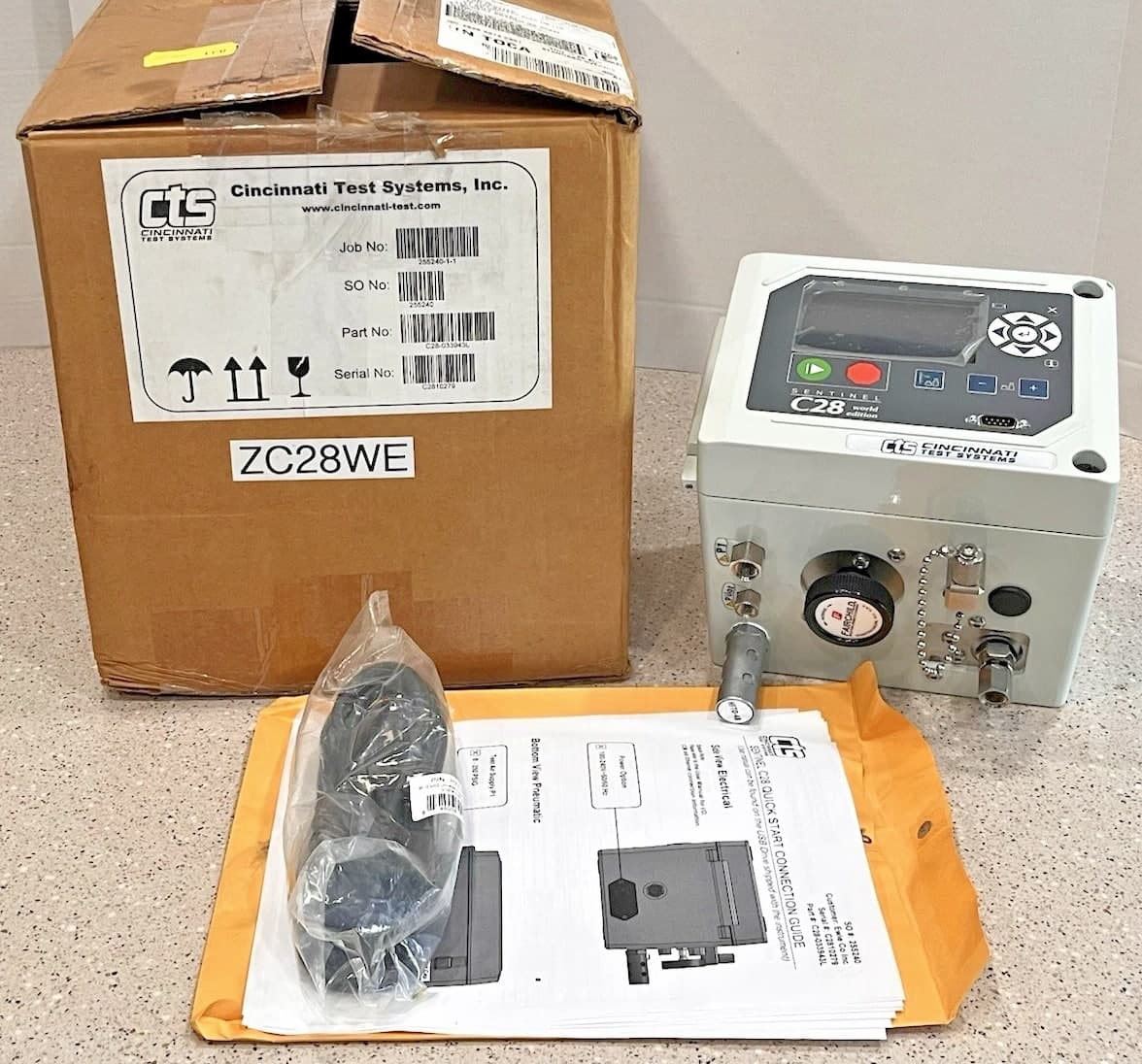 CTS Cincinnati Test Systems Sentinel C28 Precision Leak Tester C28-033943L *NEW*