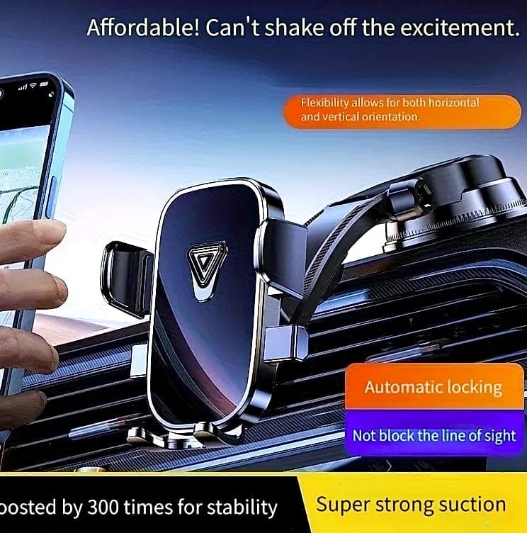 Car Phone Holder Nano Silicone 360° Rotation Dashboard Mount