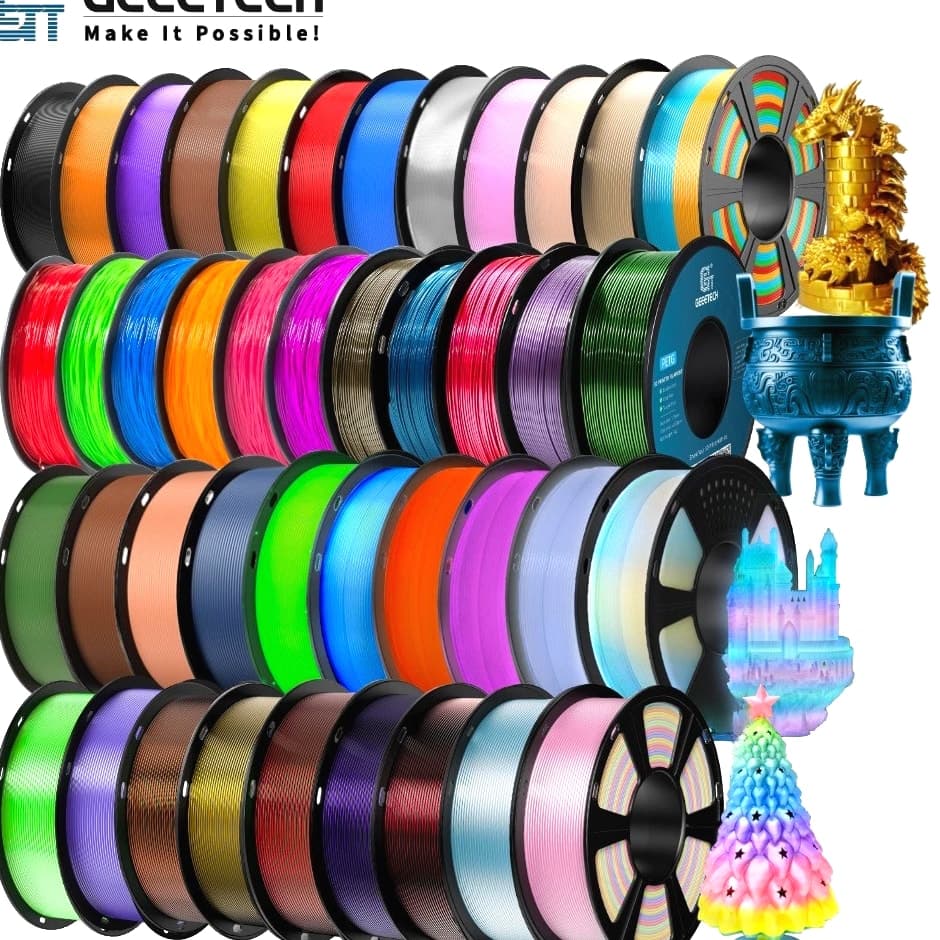 【Buy 6 Get 4 Free! Add 10】GEEETECH 3D Printer Filament 1KG PLA/ABS+/PETG/TPU