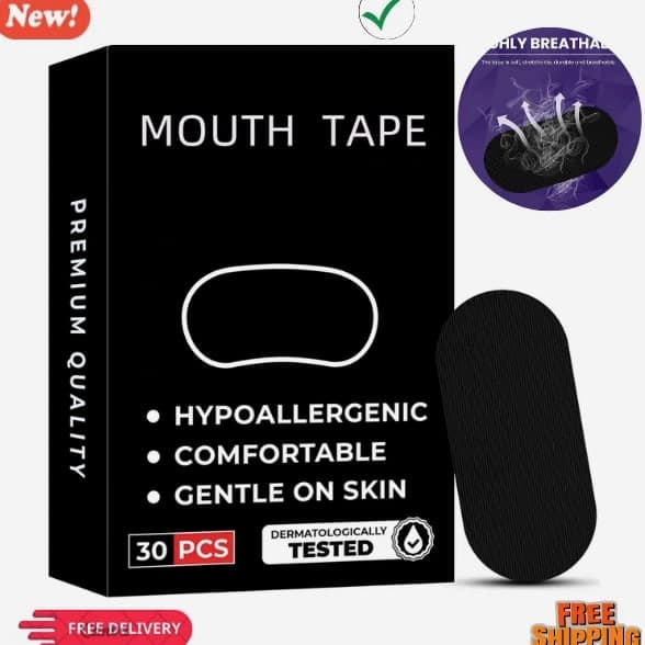 30pcs Strip Mouth Tape Advanced Gentle for Better Nose Improved Breathing