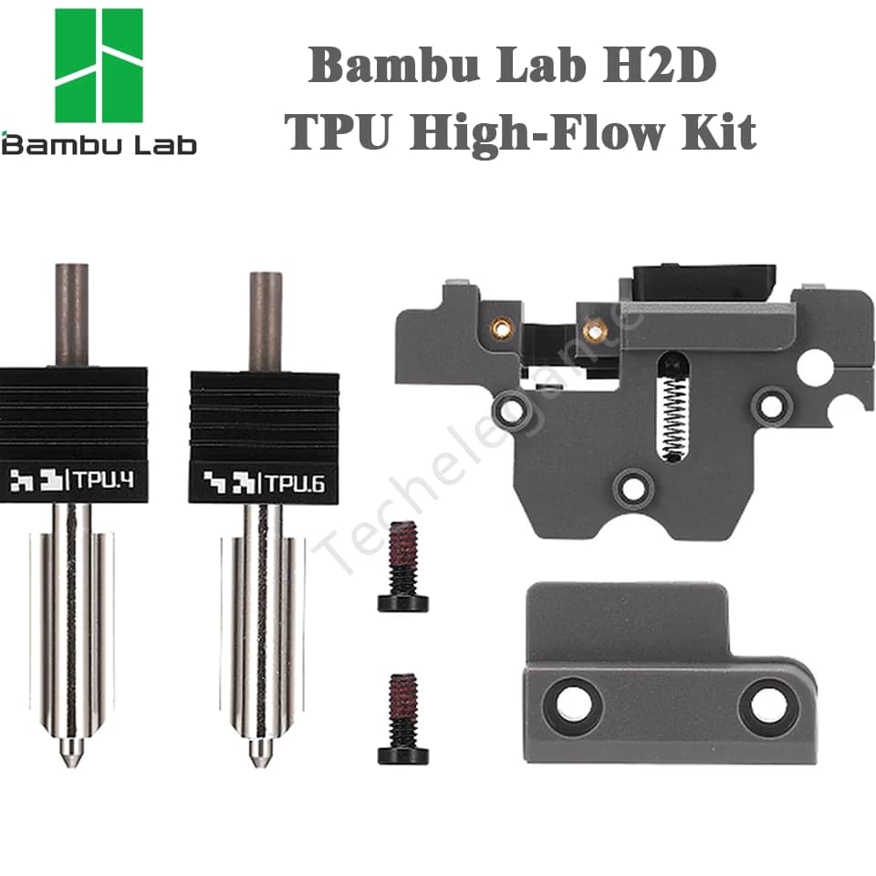 Bambu Lab H2D TPU High-Flow Kit β 0.4mm/0.6mm Nozzles, Flexible Filament Support