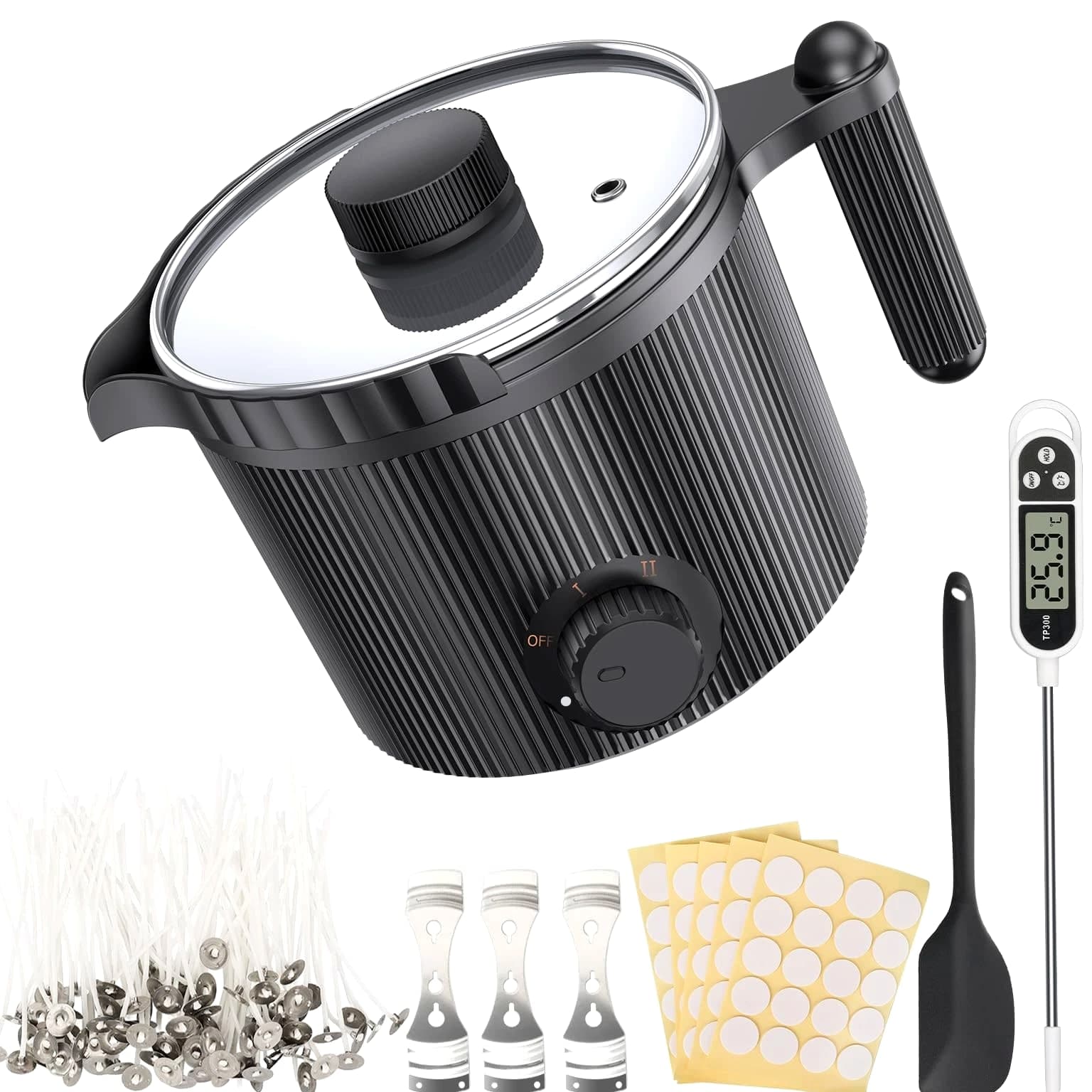 Candle Wax Melter with Pour Spout - Candle Making Kit for Beginners