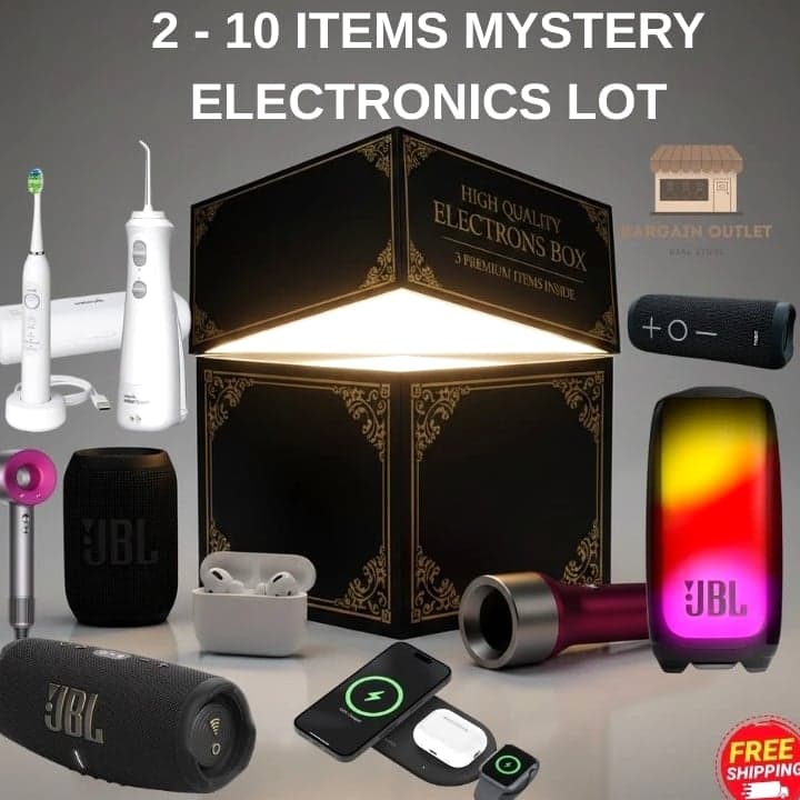 Mystery Electronics Box β Daily Use Gadgets β 2 to 10 Items β Surprise Bundle