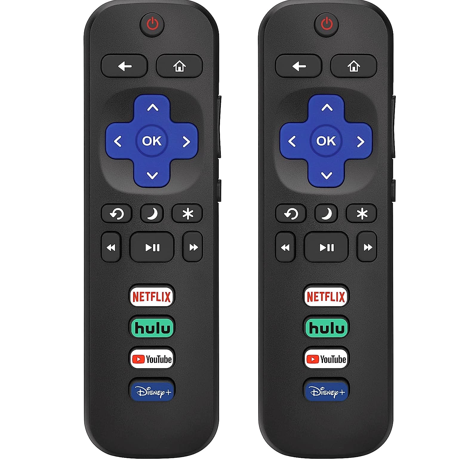 Acoyer Replacement Remote Control for Roku TV, 2-Pack