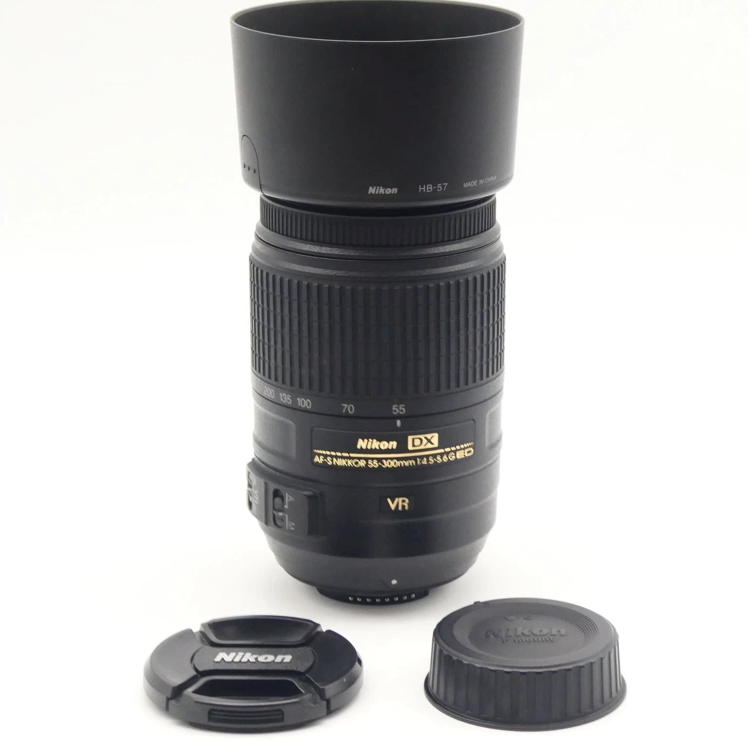 READ Nikon Nikkor 55-300mm f/4.5-5.6 VR AF-S ED Zoom F-Mount Lens #736