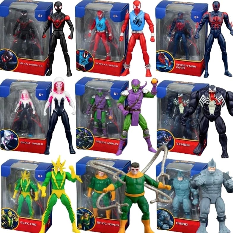 Spider Man 4 inch Action Figures Toys Collectible Gift