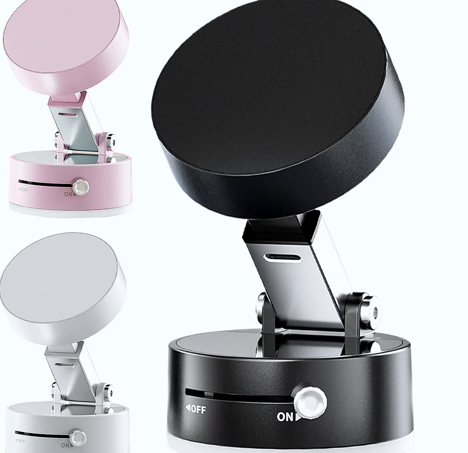 Magnetic Car Phone Holder with Vacuum Suction Cup