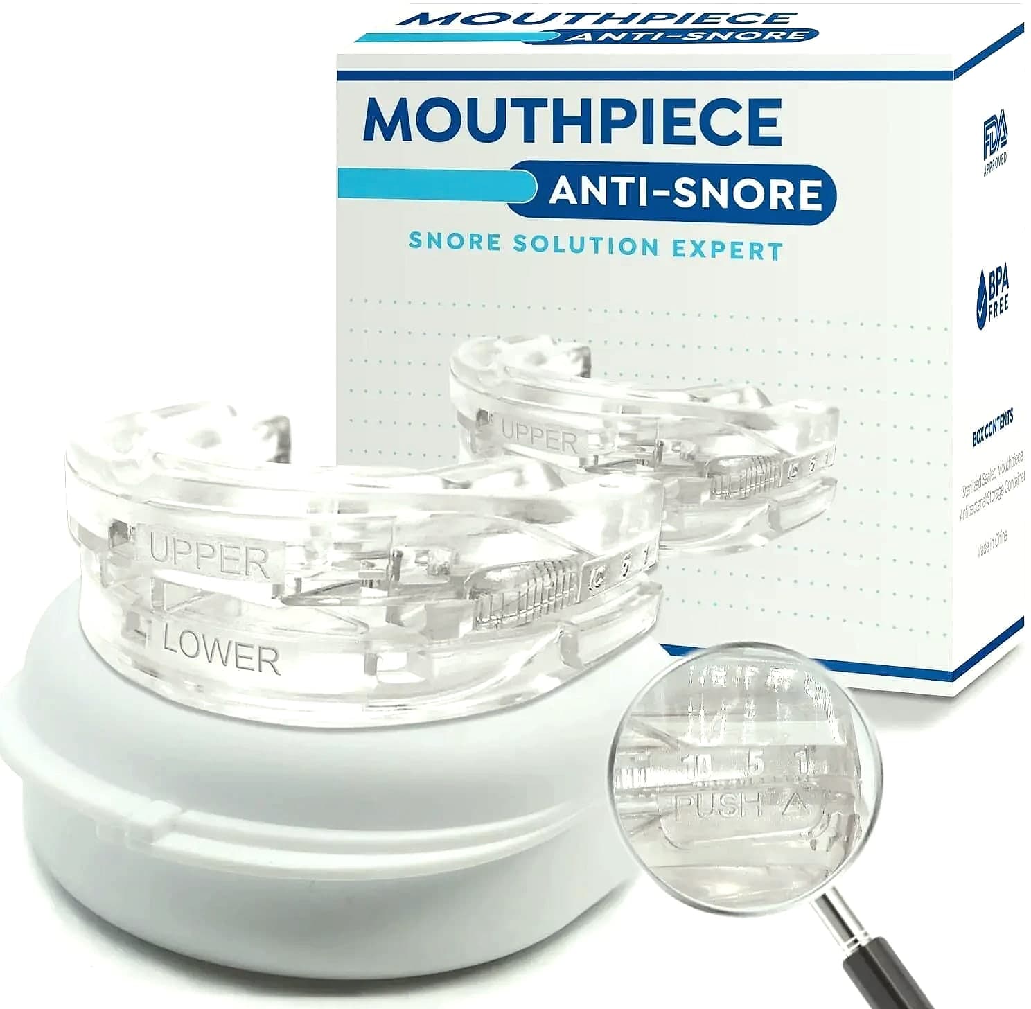 Adjustable Anti-Snoring Mouth Guard for Sleep Bruxism