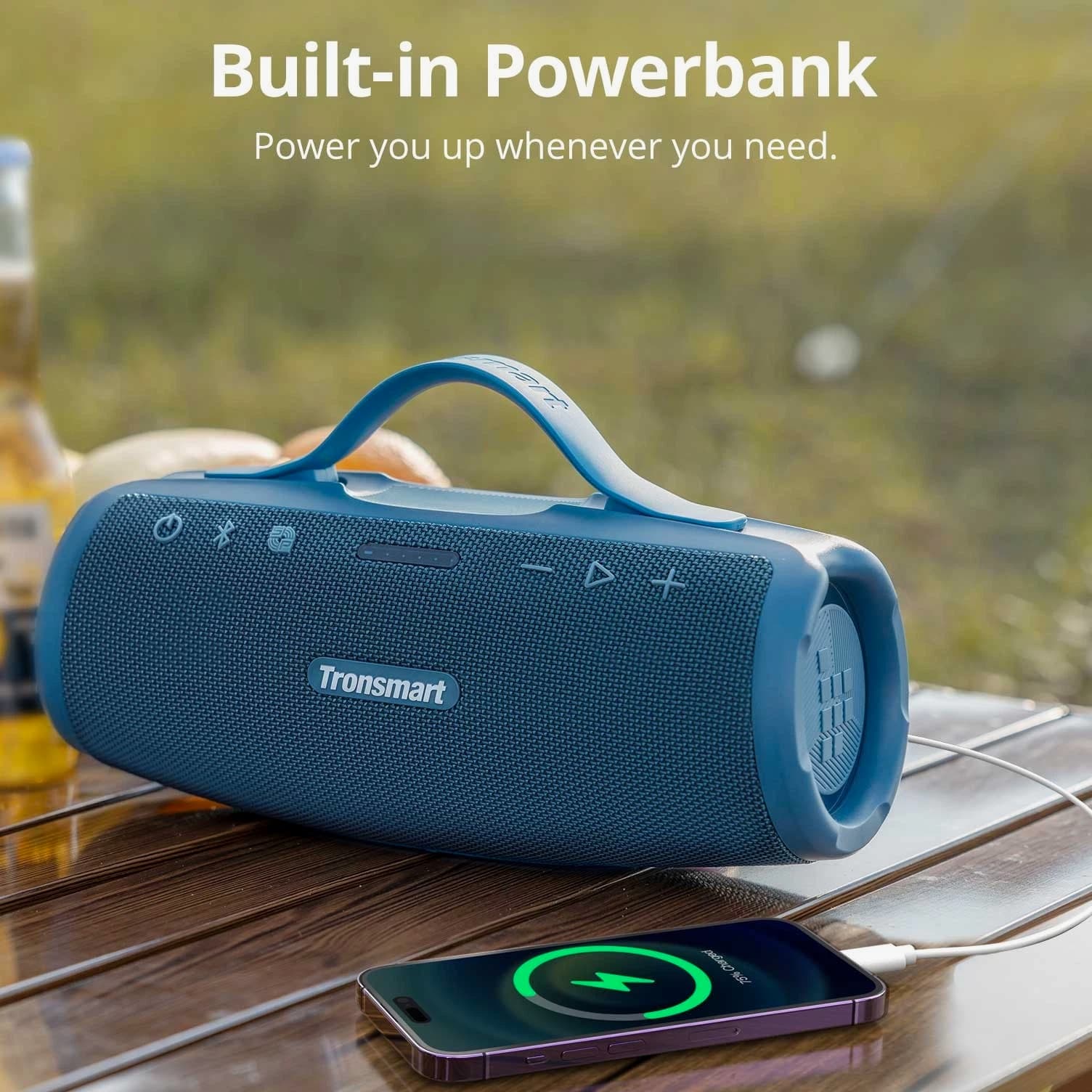 Tronsmart Mirtune S100 Portable Outdoor Speaker, Customizable EQ, 50W, IPX7