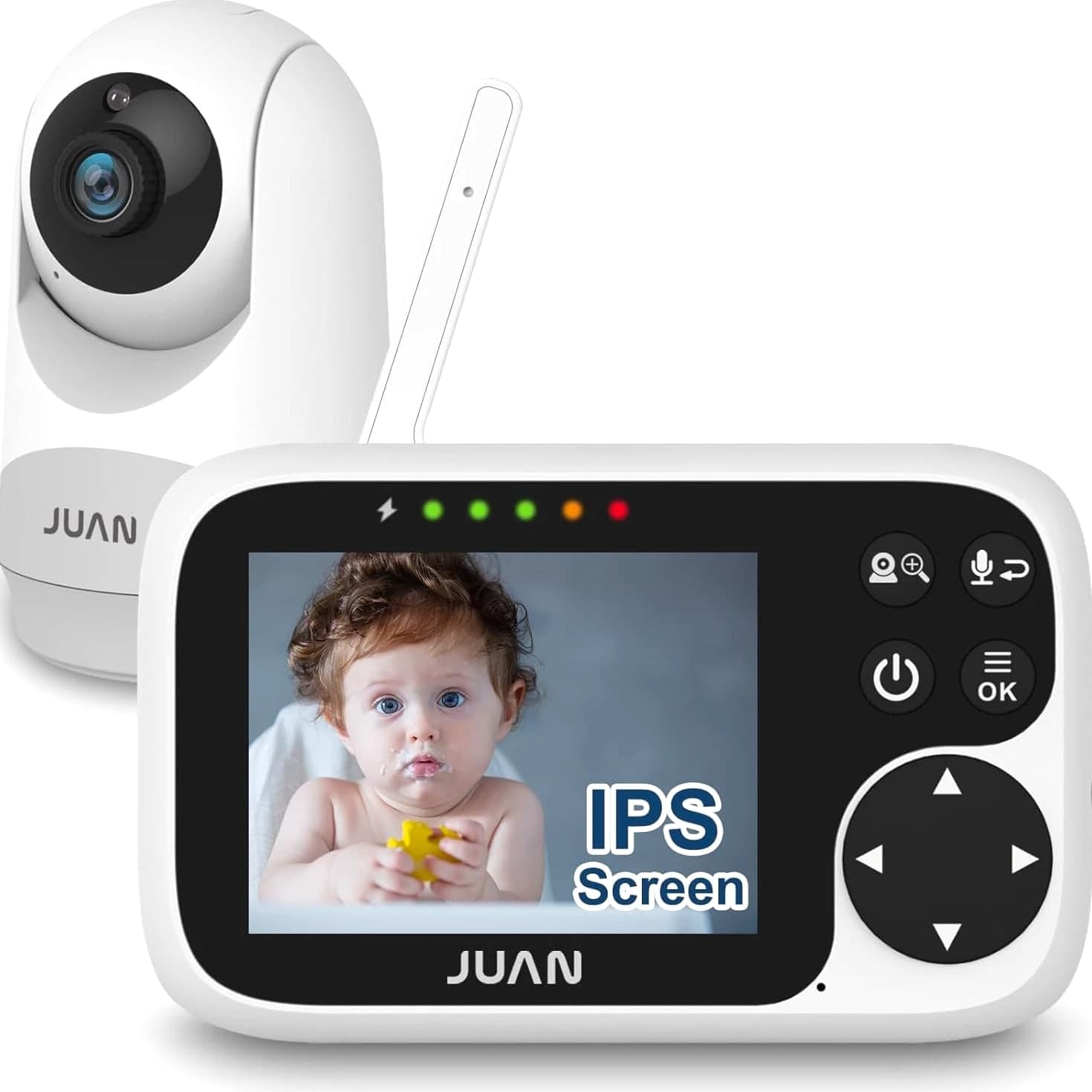 Video Baby Monitor with Camera and Audio - No WiFi Baby Camera, 3 inch Screen