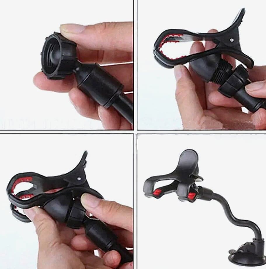 360-Degree Windshield Car Mount with Suction Cup for Phones