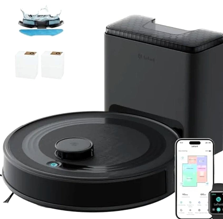 SHXI M2 Plus Robot Vacuum with 75-Day Self-Emptying Station