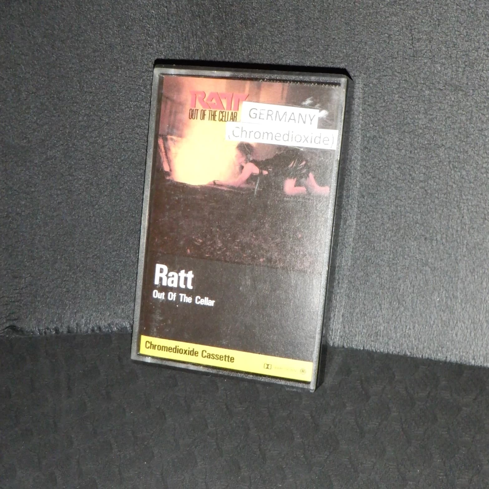 RATT Cassette Out of the Cellar GERMANY CHROMEDIOXIDE Scarce HTF