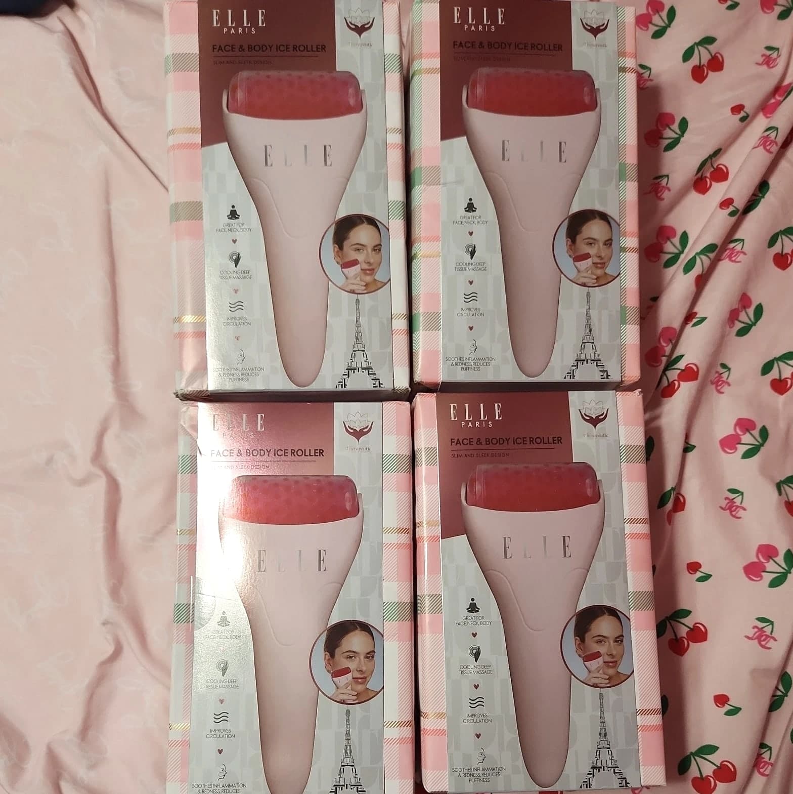 Elle Paris Pre-Wrapped Face & Body Ice Roller - Set of 5