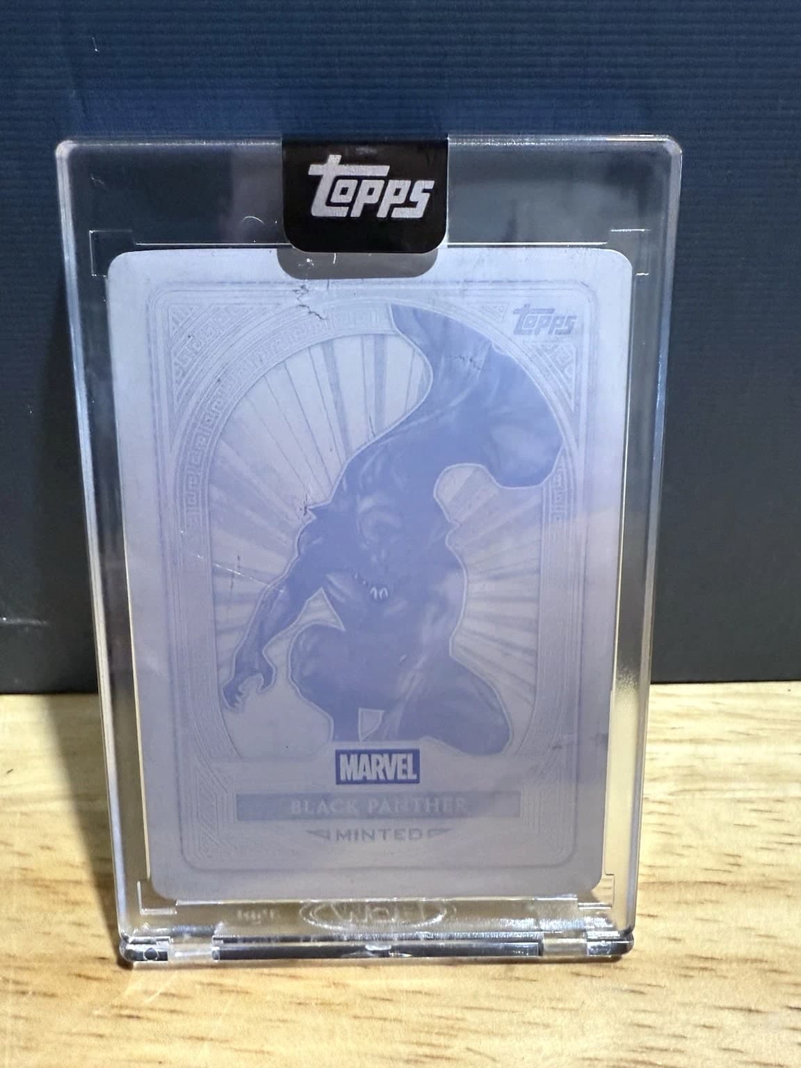 2025 Topps Mint Marvel Minted Black Panther 1/1 Printing Plate 120