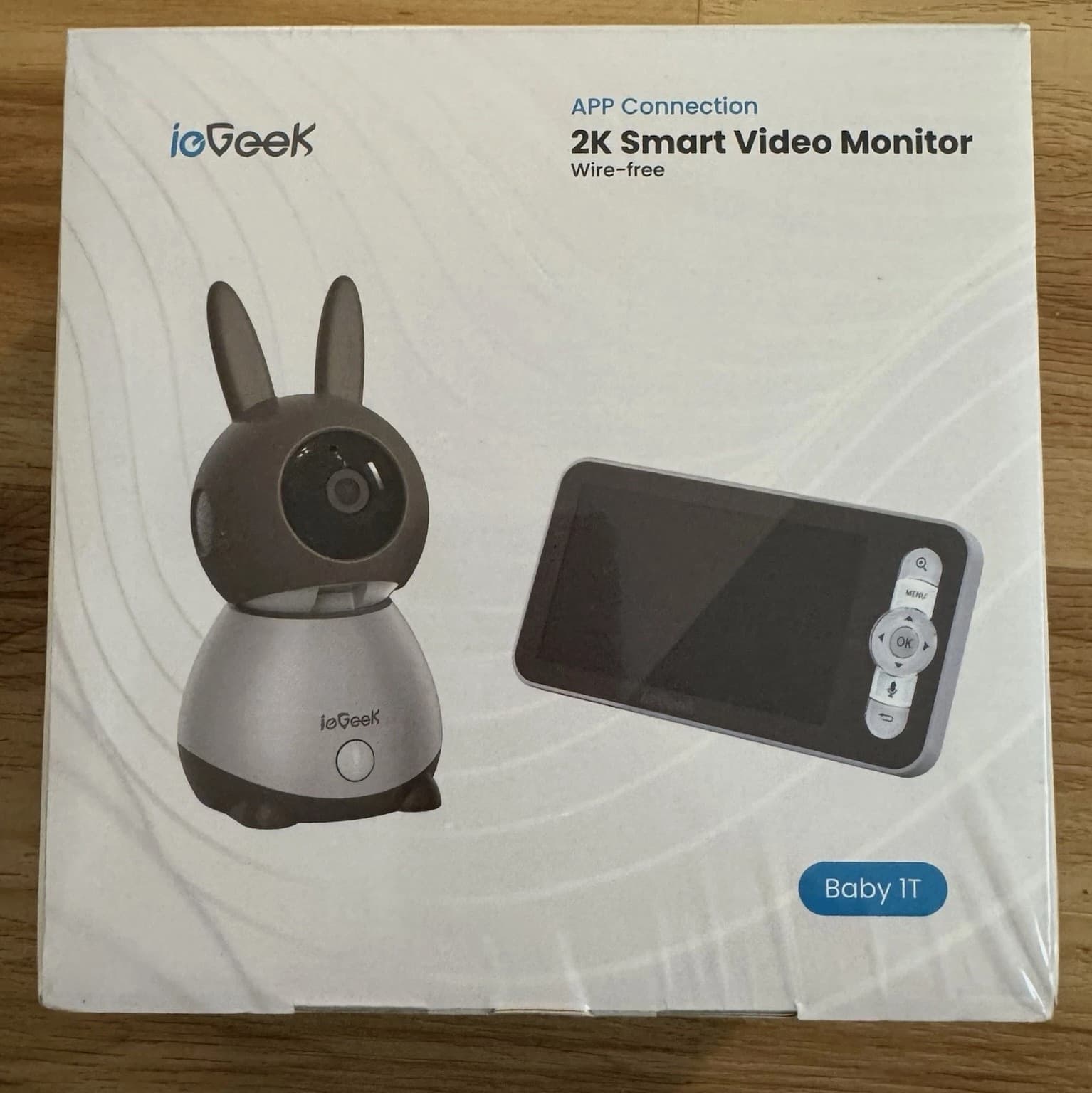 ieGeek Baby Monitor with 2K HD Resolution, Pan-Tilt-Zoom Video Camera Monitor