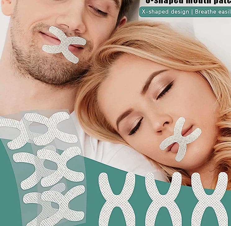 30-Pack X-Shape Mouth Tape Sleep Strips Anti-Snoring