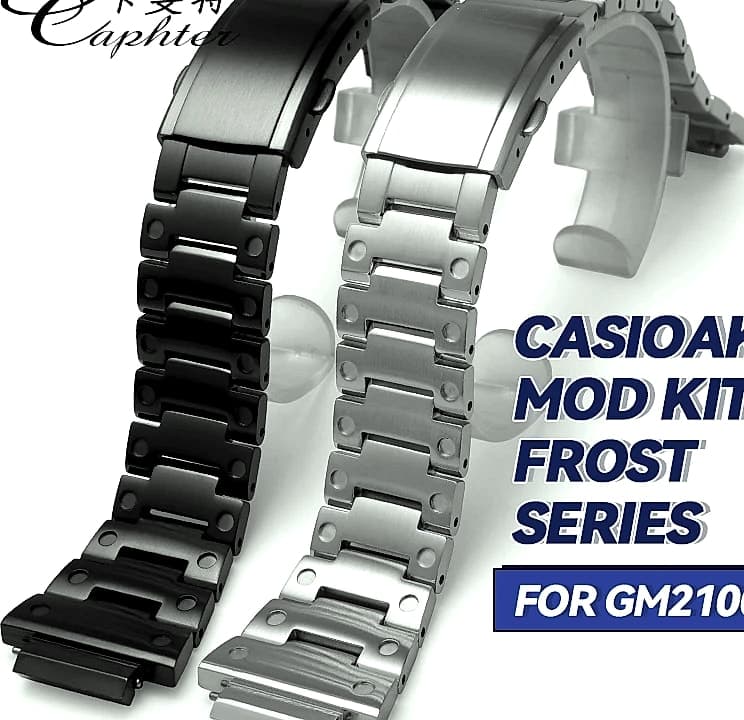 Caphter GM-2100 Metal Watchband Stainless Steel Bracelet