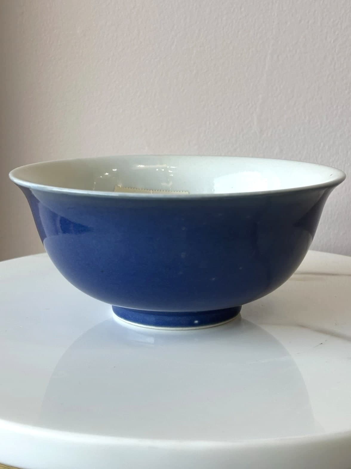 Qianlong Blue & White Porcelain Bowl - 18th Century China Antique