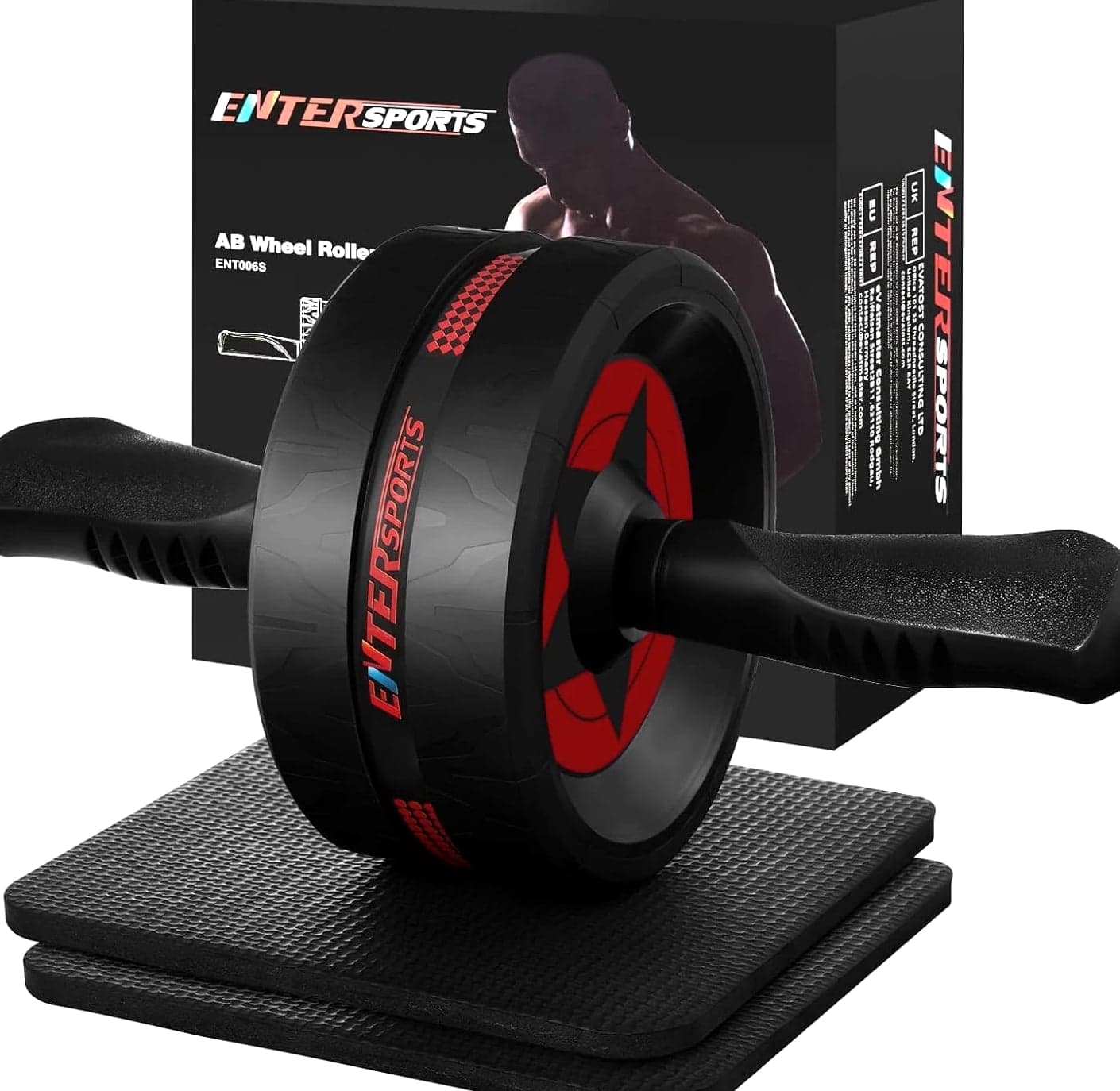 Ab Roller Wheel for Abs Workout - Abdominal Equipment with 2 Knee Pads