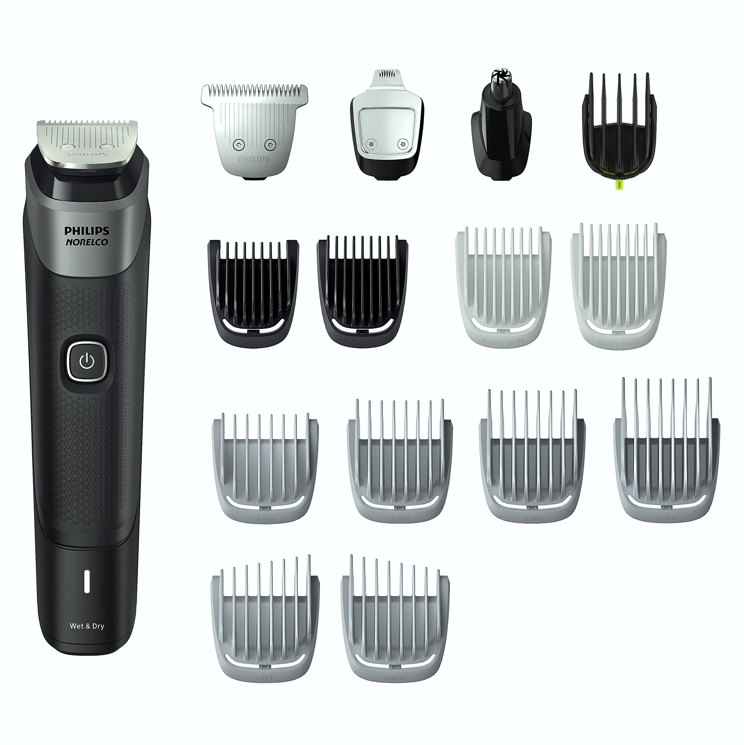 Philips Norelco Multigroom 5000 MG5910/49 18-Piece Grooming Kit