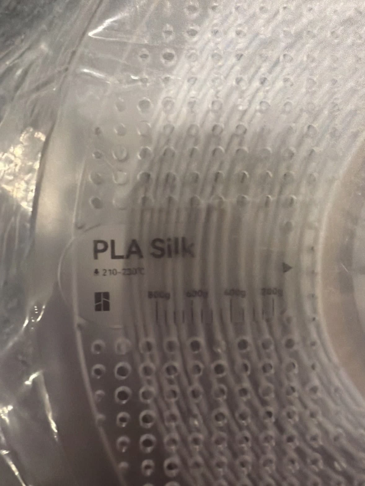 Bambu Lab PLA Silk Silver Filament