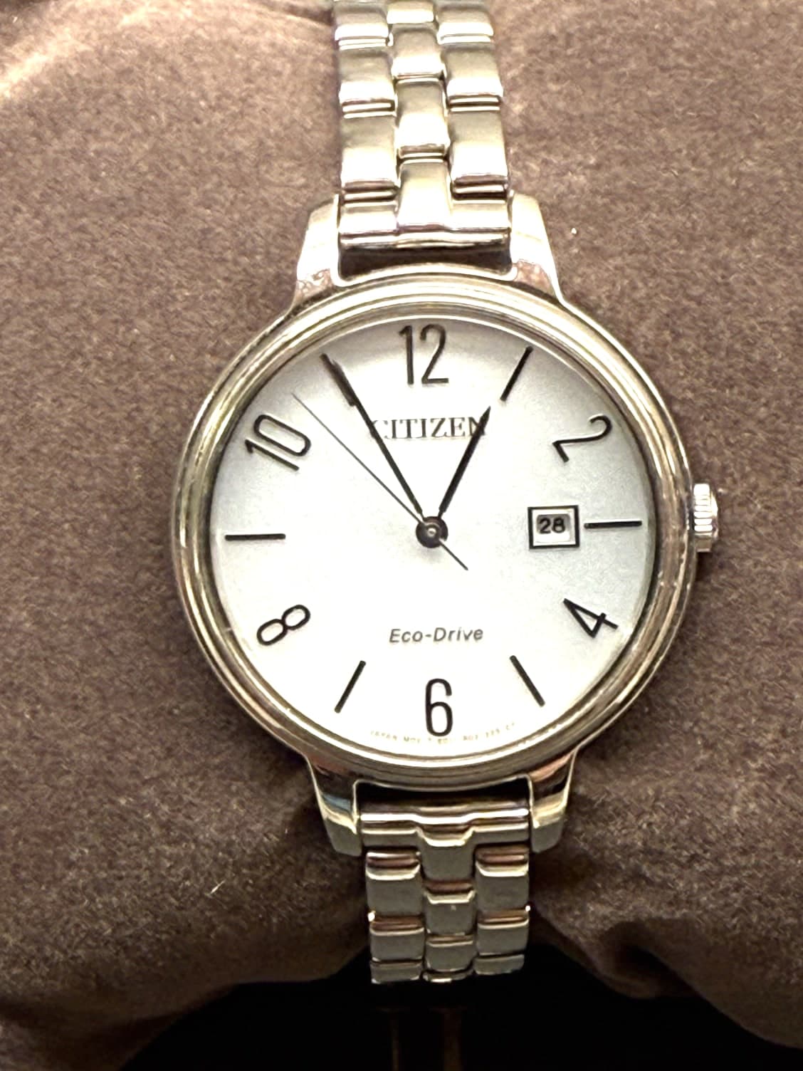 Citizen Exceed Vintage Watch Head Only Quartz Wristwatch Used Cosmetic