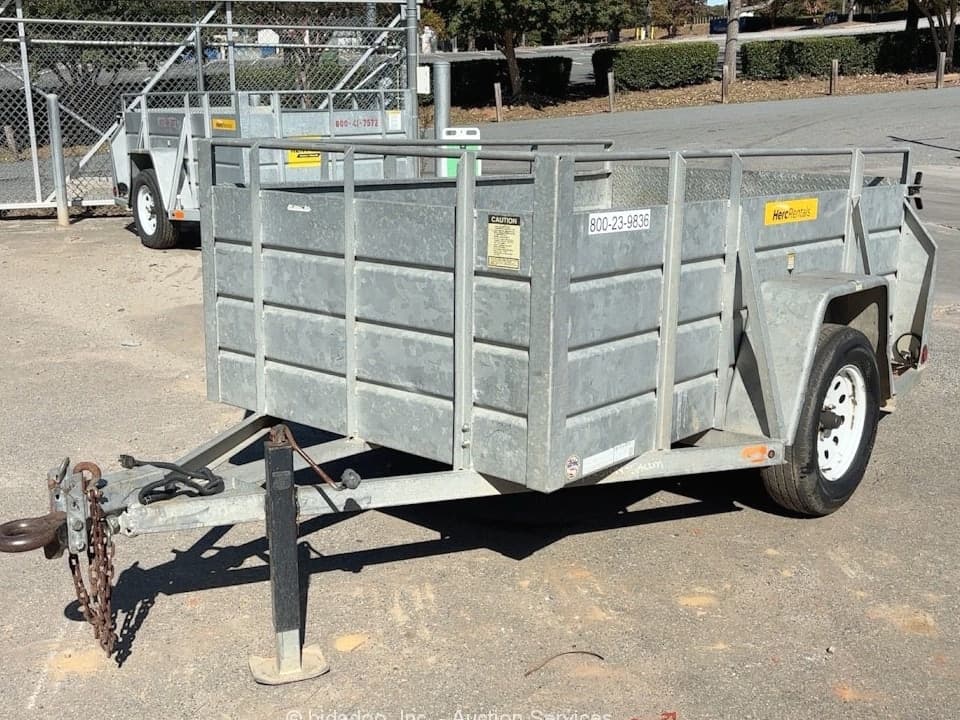 2018 Best Trailer Inc 5X8US Single Axle 8' Utility Equipment Box Trailer with Ramp