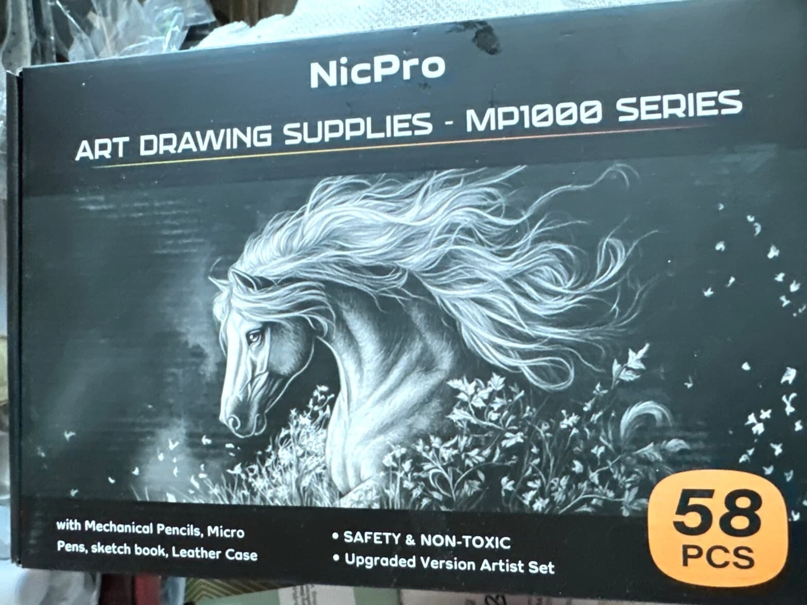 58-Piece Art Drawing Supplies Set - NEW w/ Shipping Included