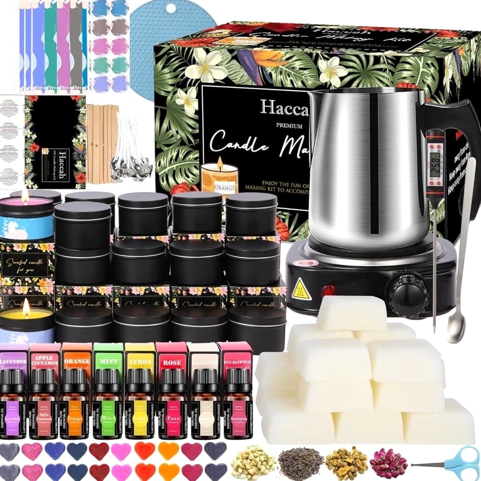 Complete Candle Making Kit for Adults & Beginners - DIY Arts and Crafts Supplies