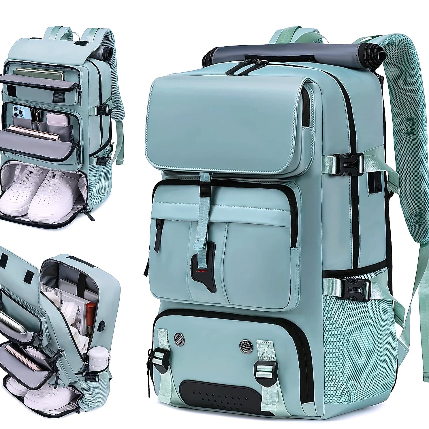 Large Capacity Laptop Backpack with Travel Organizer
