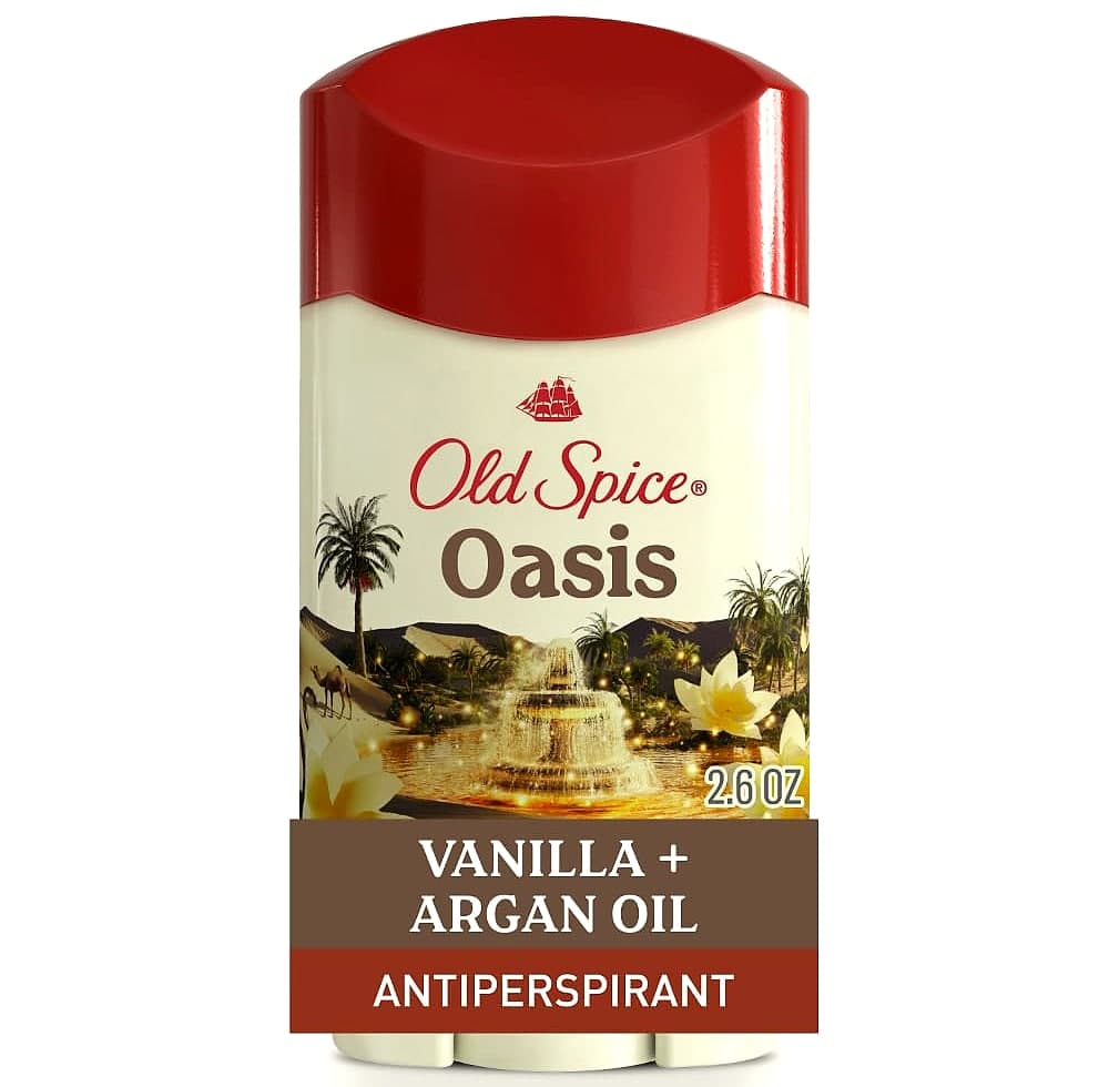 Old Spice Dry Feel Antiperspirant Deodorant, Oasis Vanilla