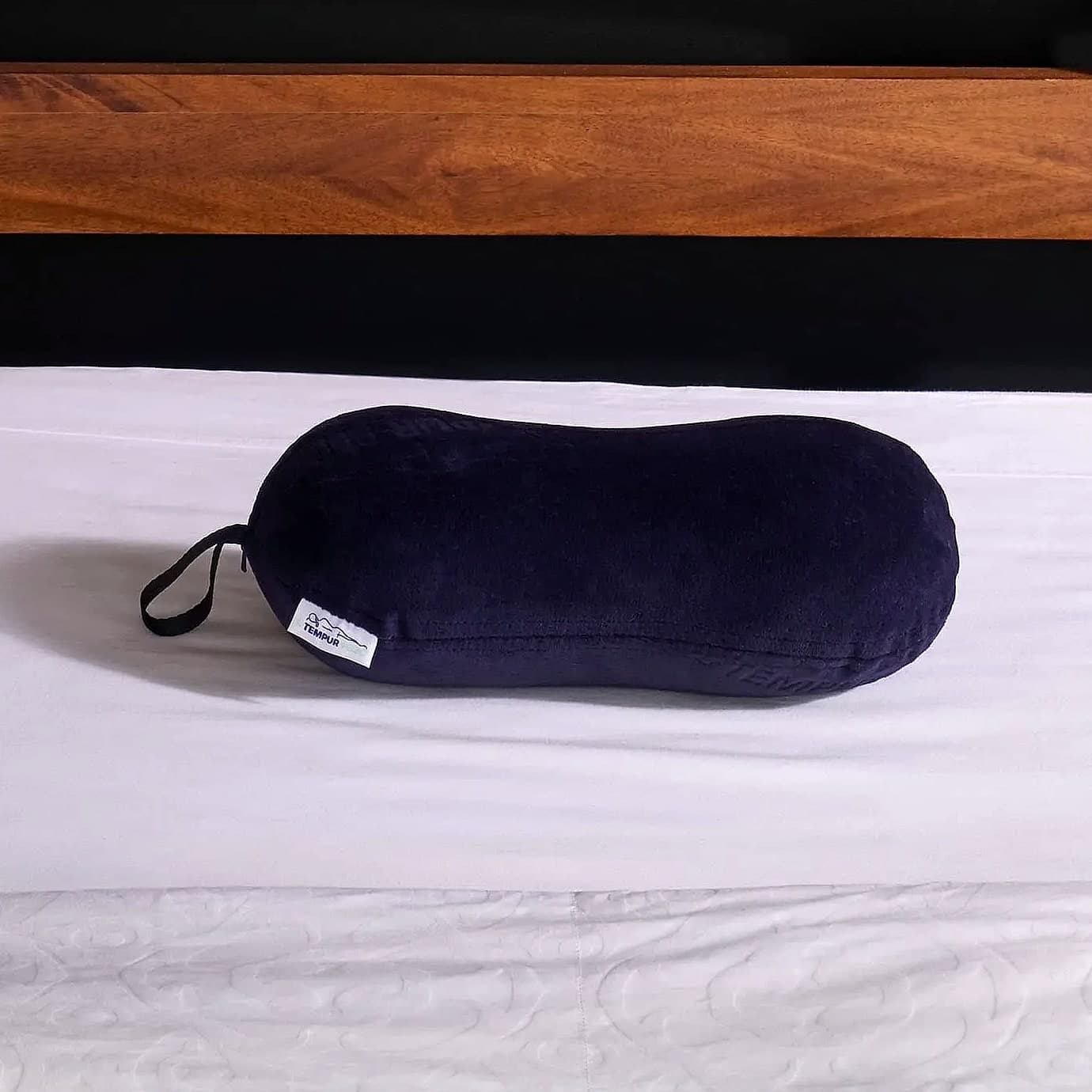 Memory Foam Travel Pillow, Peanut-Shaped Neck and Lumbar Support