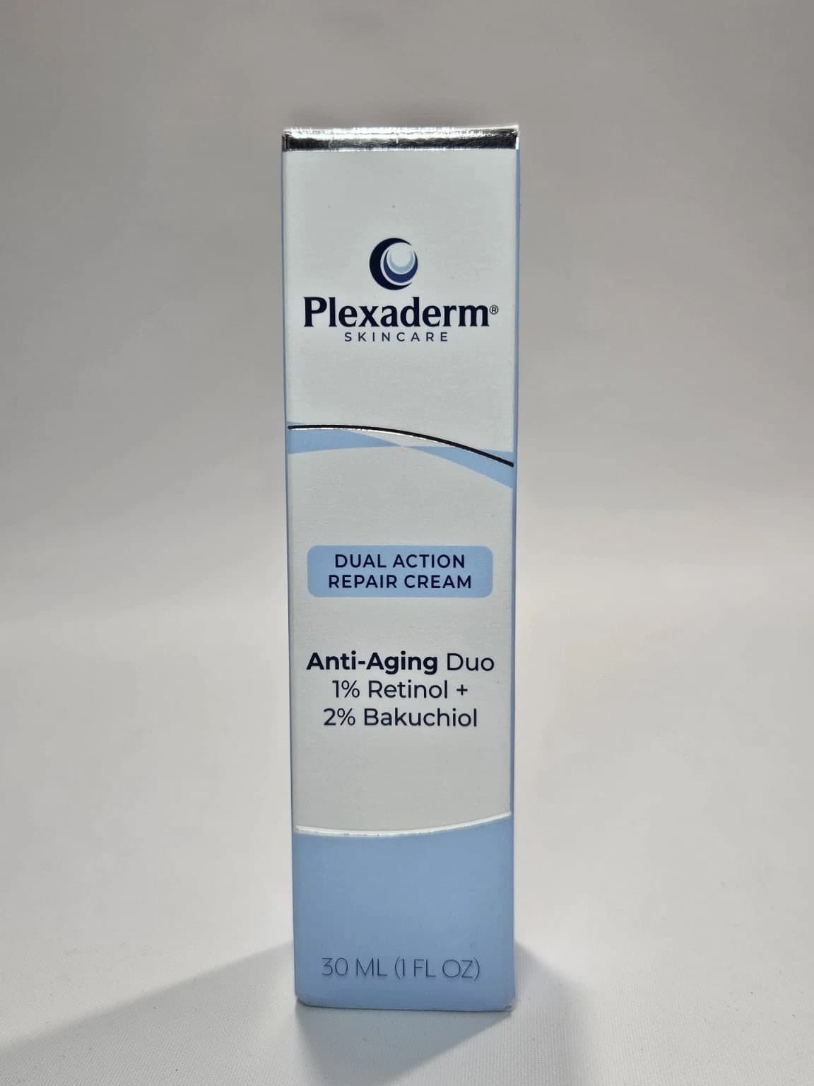 Plexaderm Skincare Dual Action Repair Cream Anti-Aging Duo - 1% Retinol + 2% Bakuchiol