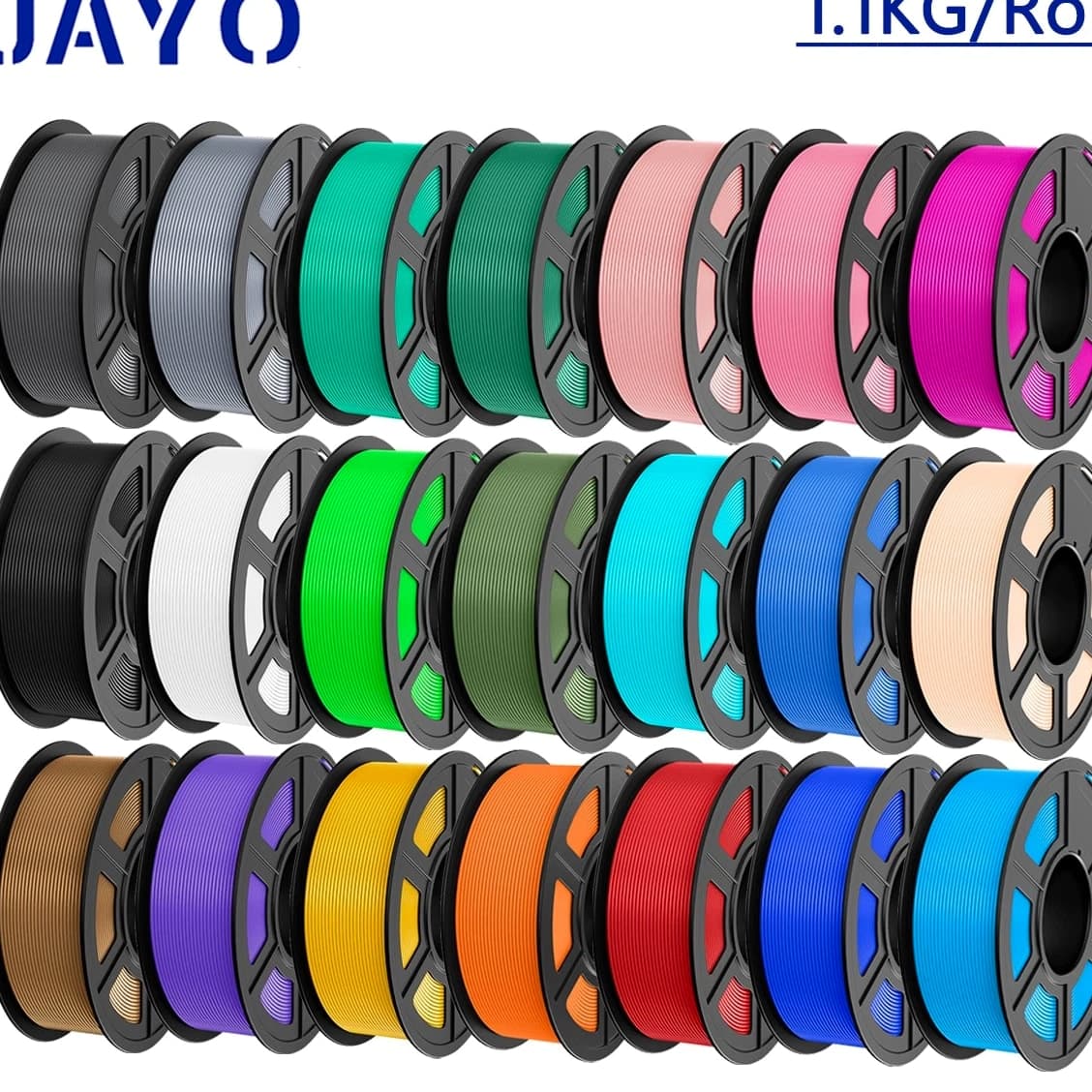 【BUY 10 PAY 6】JAYO PLA PETG Matte PLA+ SILK ABS ASA 3D Filament 1.1KG 1.75 mm