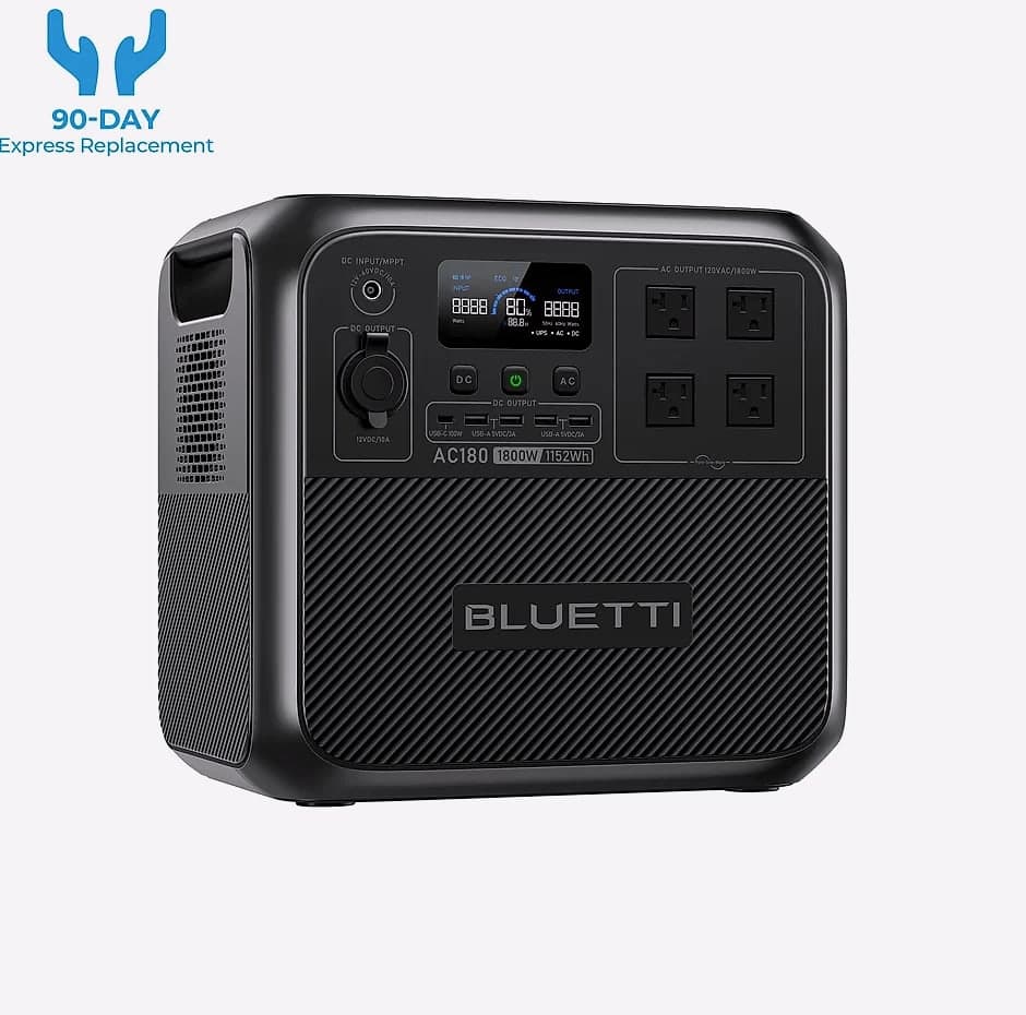BLUETTI AC180 Portable Power Station 1800W 1152Wh