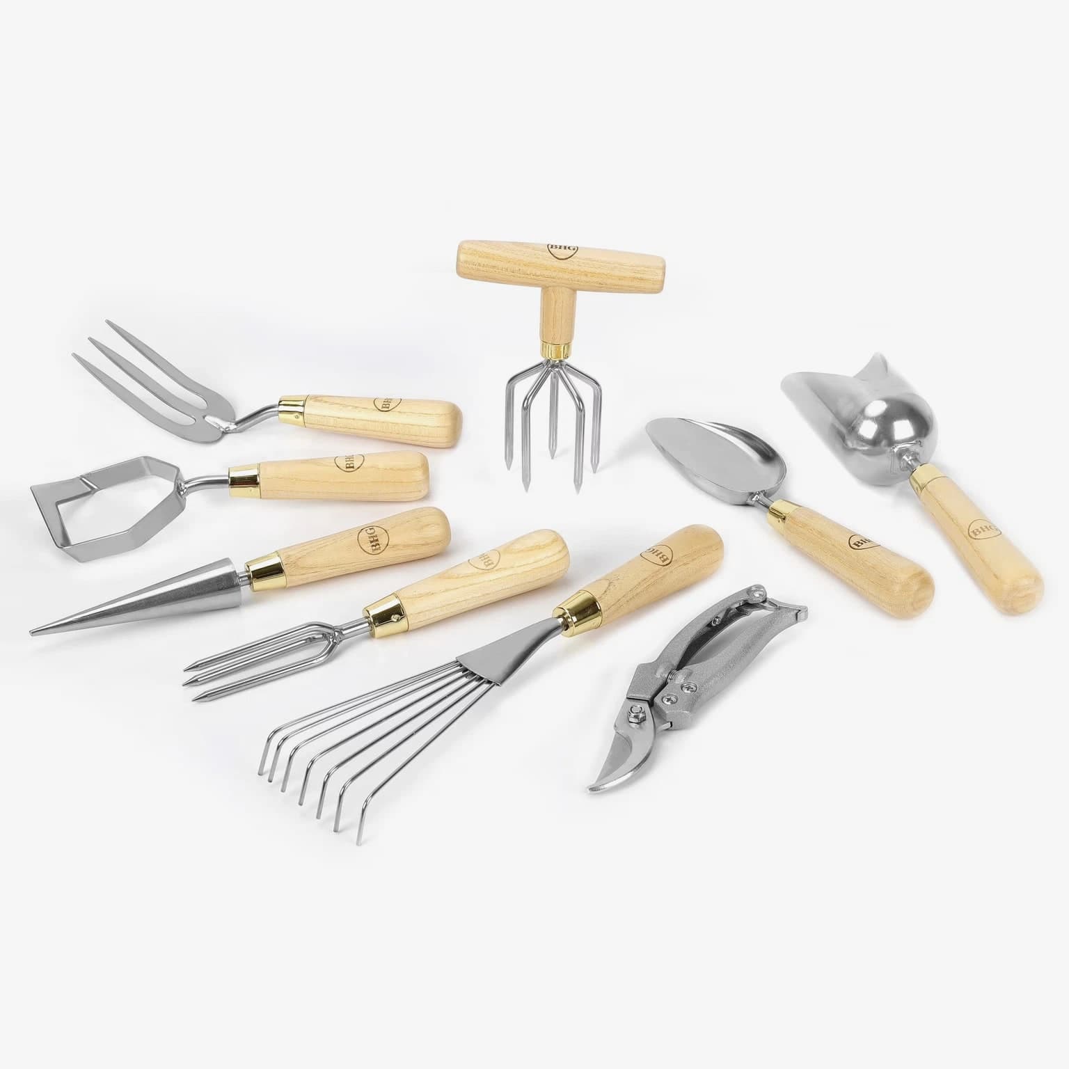 BH&G 9 Pc Stainless Steel Garden Tool Set