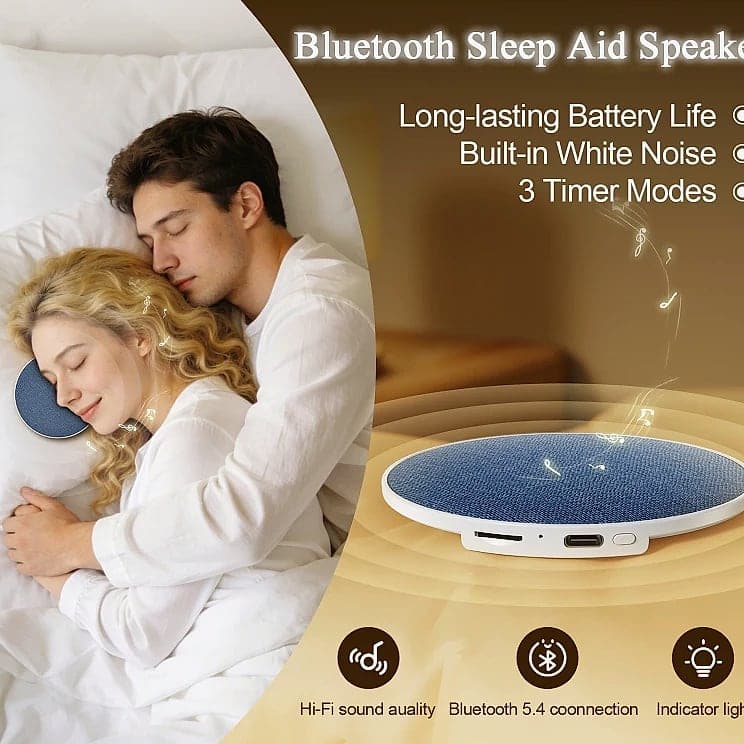 DIXSG Mini Under Pillow Sleep Speaker Bluetooth 5.4