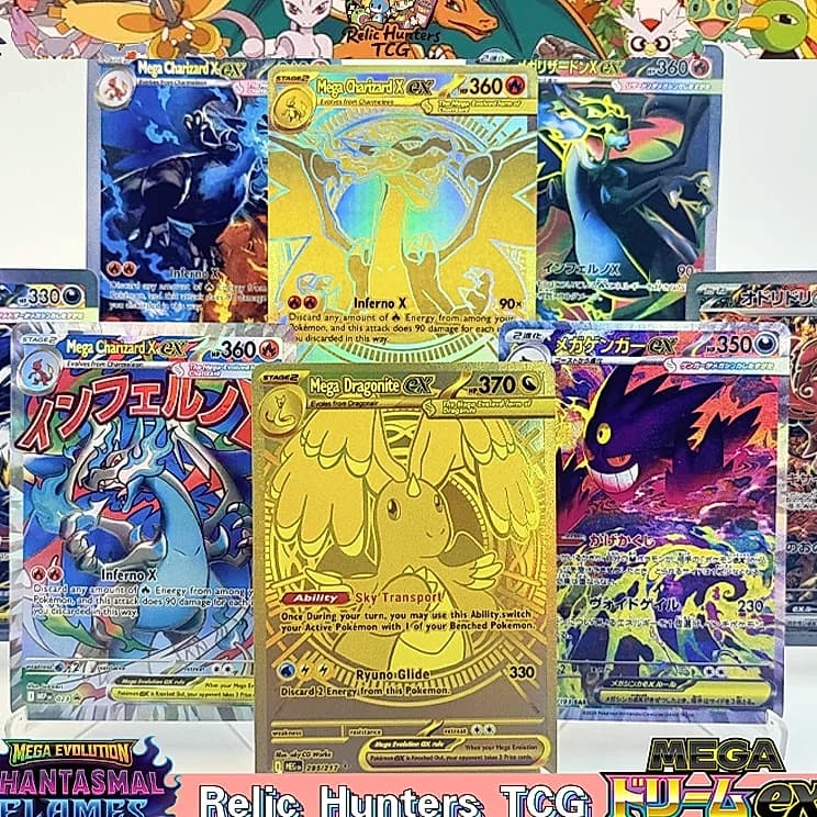 Keeppley Pokemon Mega Dream ex Phantasmal Flames Card Set