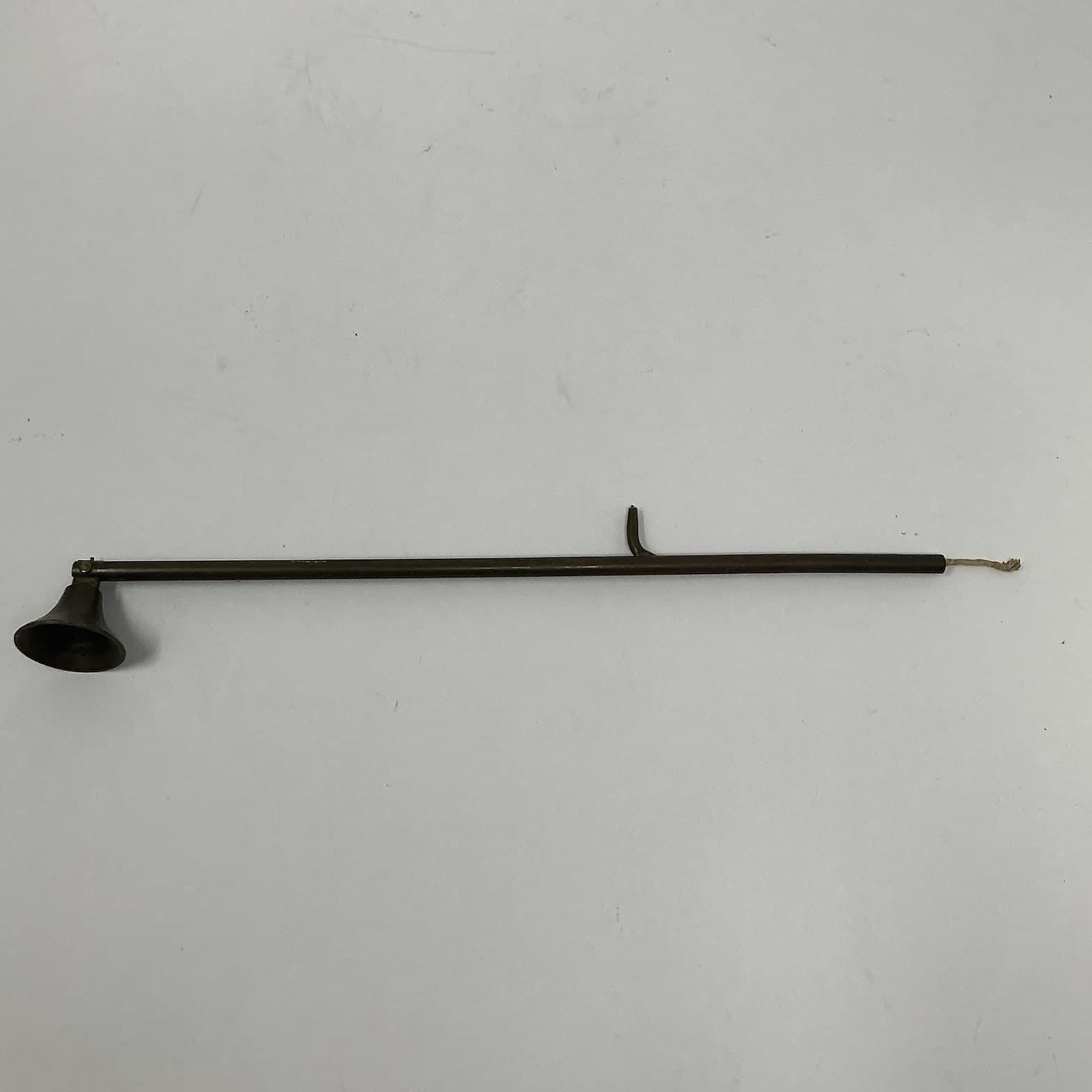 Vintage Brass Candle Snuffer with Wick Pull Antique 18th 19th Century Style