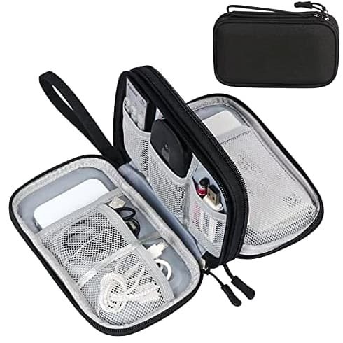 Small Electronics Carrying Case Bag Gadgets Organizer Pouch for Tech Accessories
